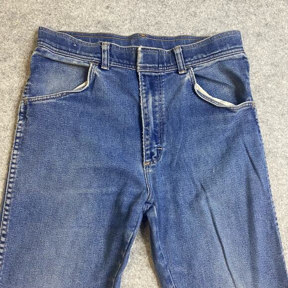 Men's vintage Wranglers faded pleaded straight leg cowboy‎ Western 28x26 stretch - Picture 6 of 13